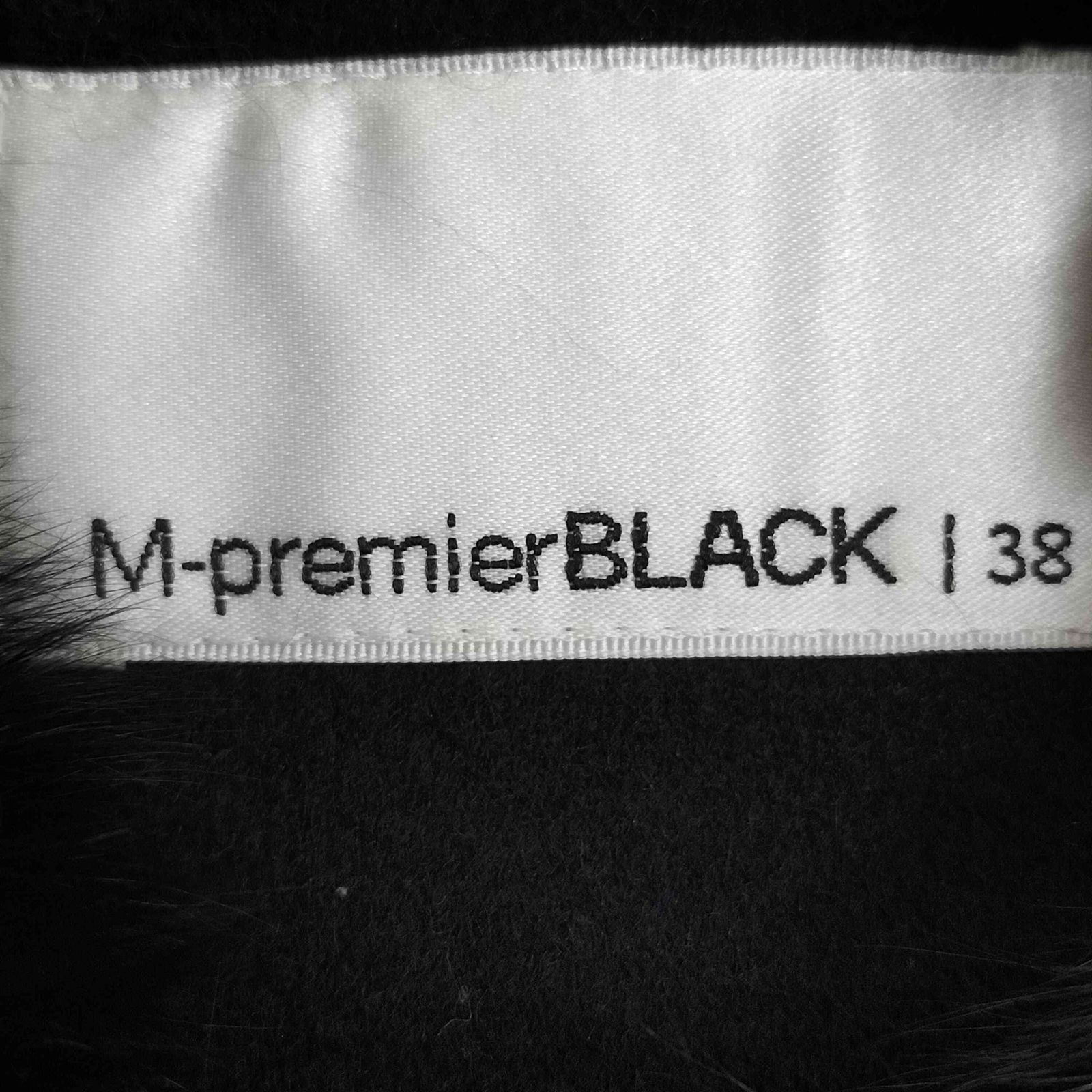 エムプルミエブラック M-premier BLACK ウールカシミヤ フォックス