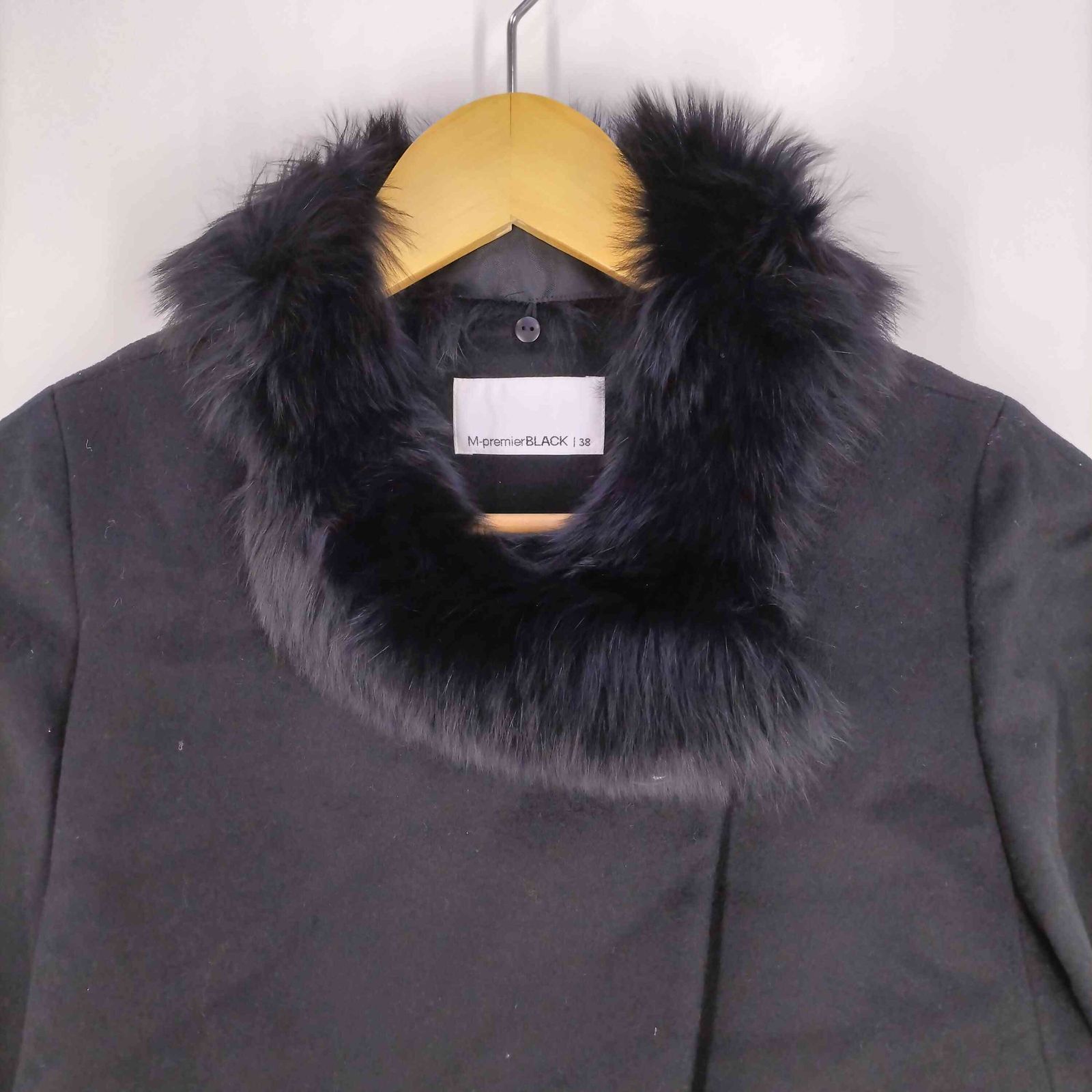 エムプルミエブラック M-premier BLACK ウールカシミヤ フォックス