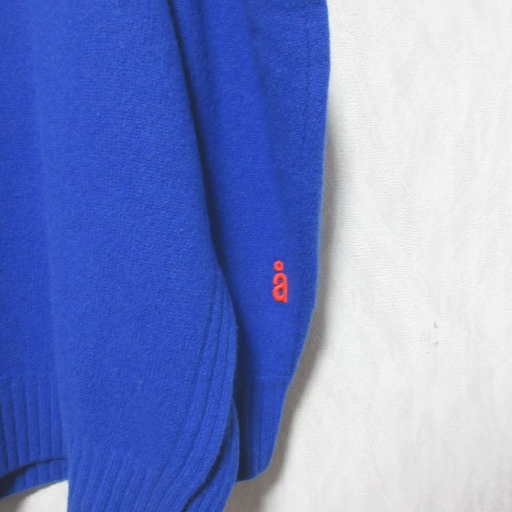 美品 nagonstans ナゴンスタンス form pullover ウール ロゴ刺繍