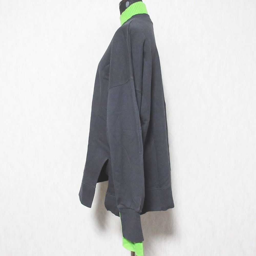 美品 23SS nagonstans ナゴンスタンス Layered-Neck Pullover