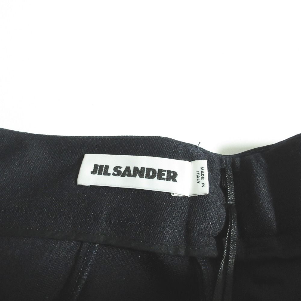 美品 JIL SANDER ジルサンダー ストレッチ ダブルスラックスパンツ