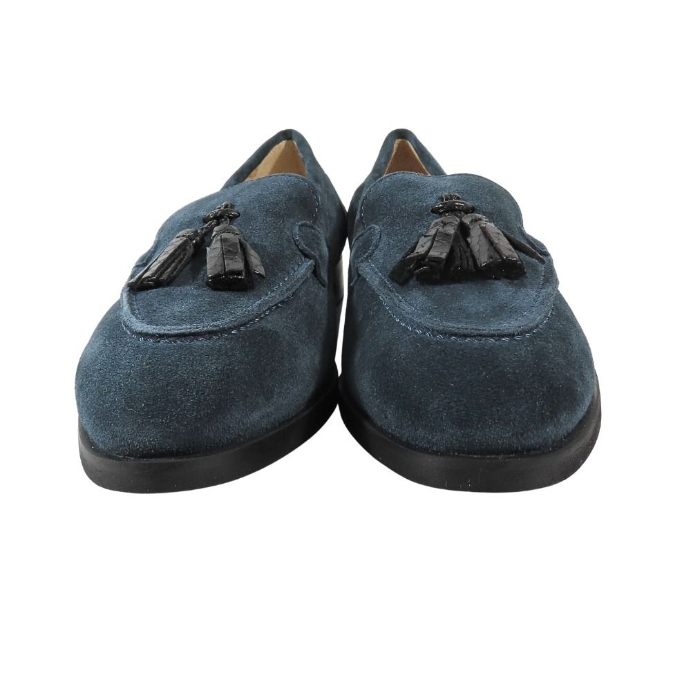 美品 GINZA Kanematsu 銀座かねまつ タッセル ローファー スエード