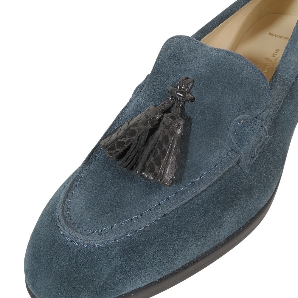 美品 GINZA Kanematsu 銀座かねまつ タッセル ローファー スエード