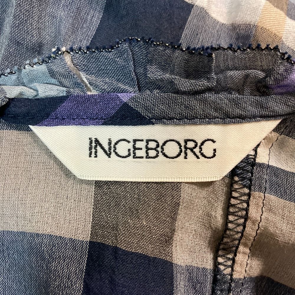 良品 INGEBORG インゲボルグ S/Cビッグチェックワンピース A2221FA506  