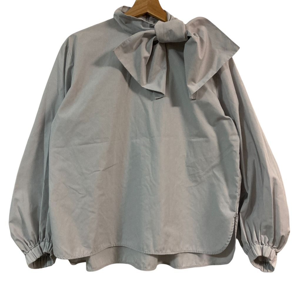 美品 23AW yori ヨリ ビッグリボンブラウス YR21-23109AW サイズ36