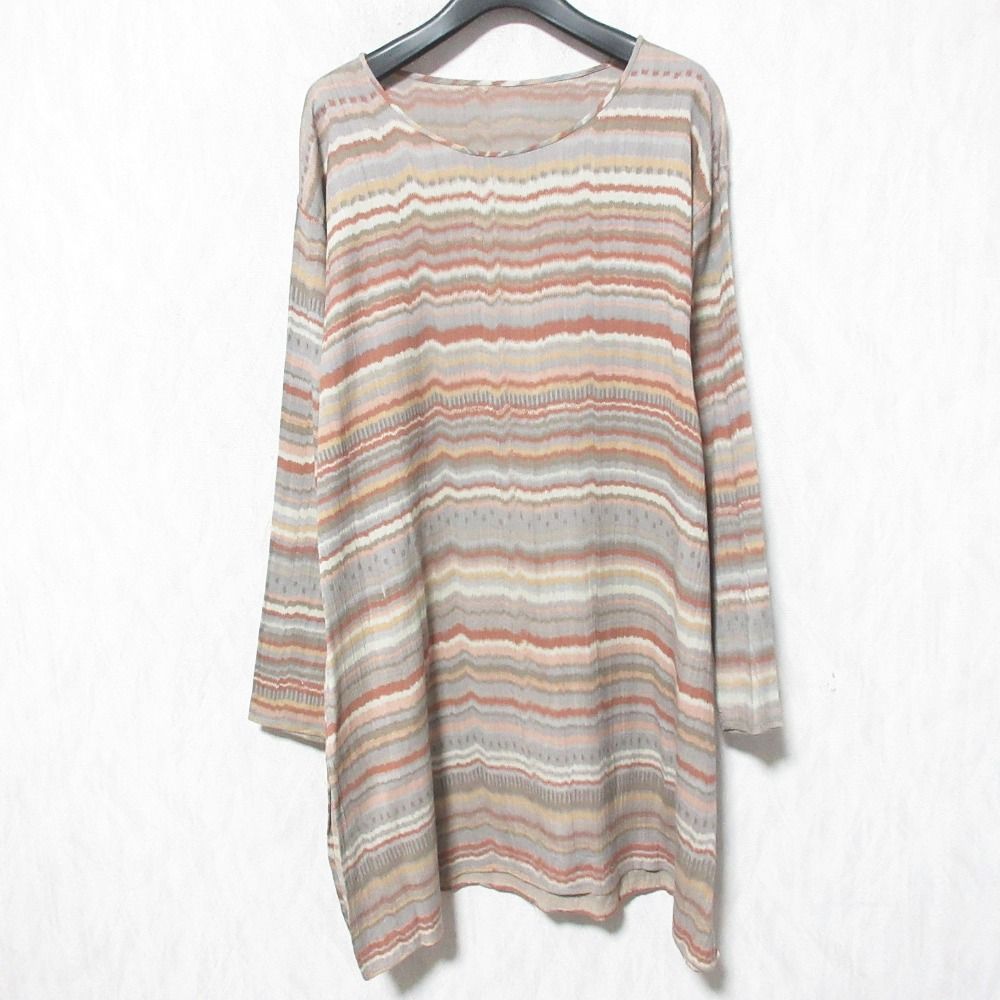 良品 Jurgen Lehl ヨーガンレール ロングスリーブ 波ボーダー