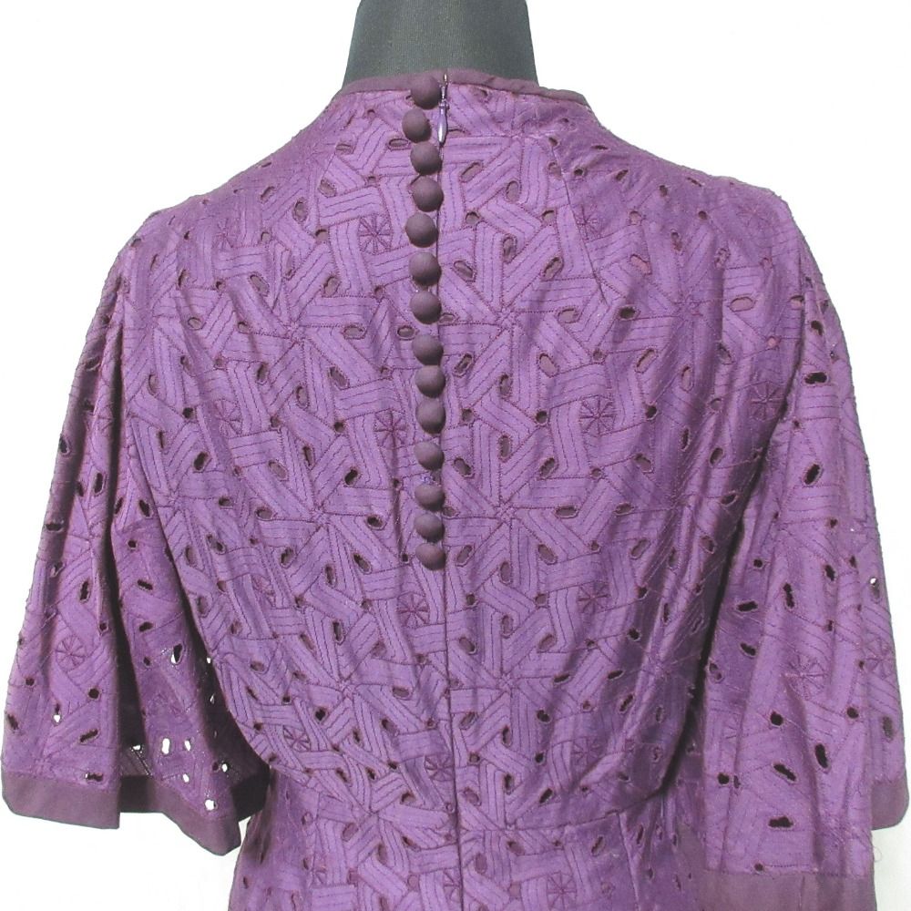 美品 Mame Kurogouchi マメクロゴウチ カットワーク ワンピース MM15SS