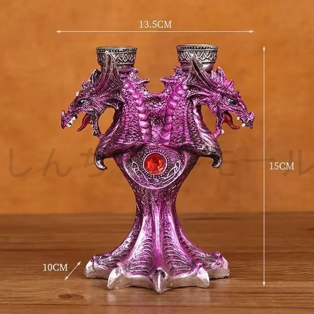 インテリア小物 インテリア雑貨 ドラゴン 龍 キャンドルホルダー