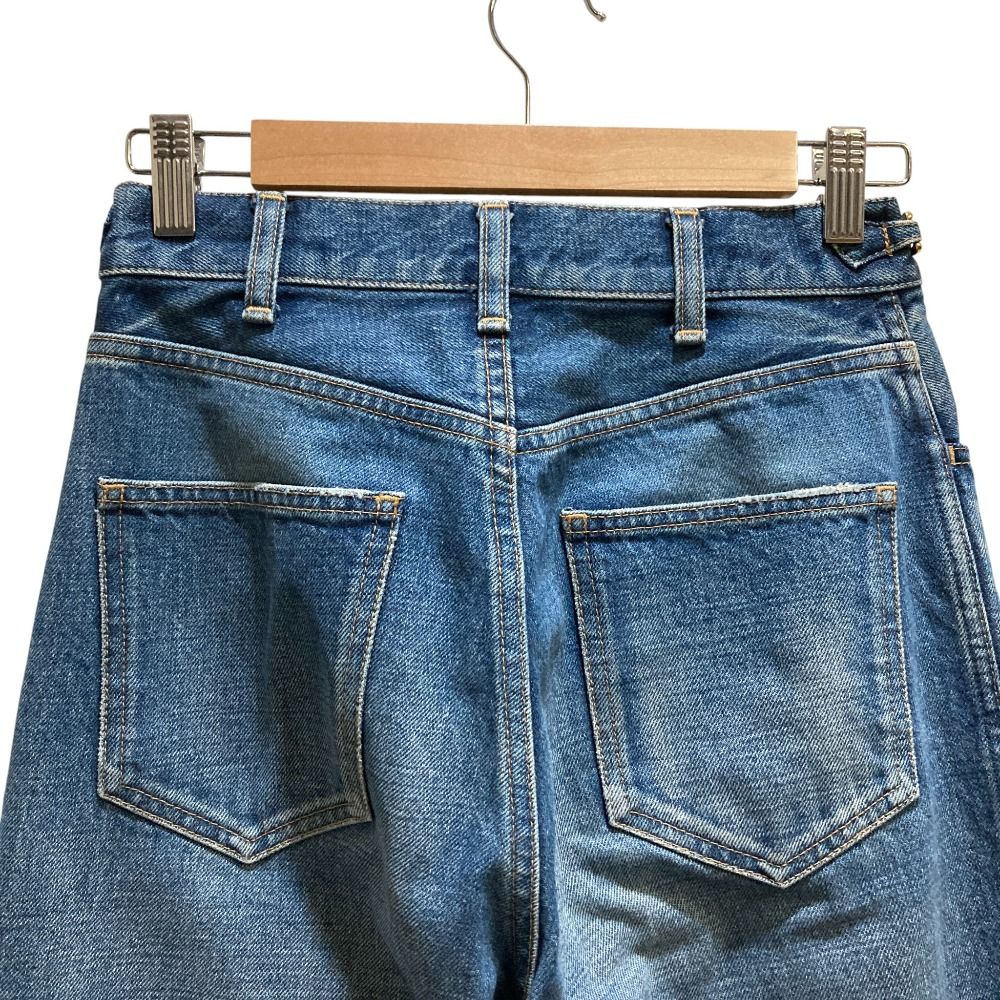 美品 CELINE セリーヌ トリオンフ シグネチャー フレアデニムパンツ