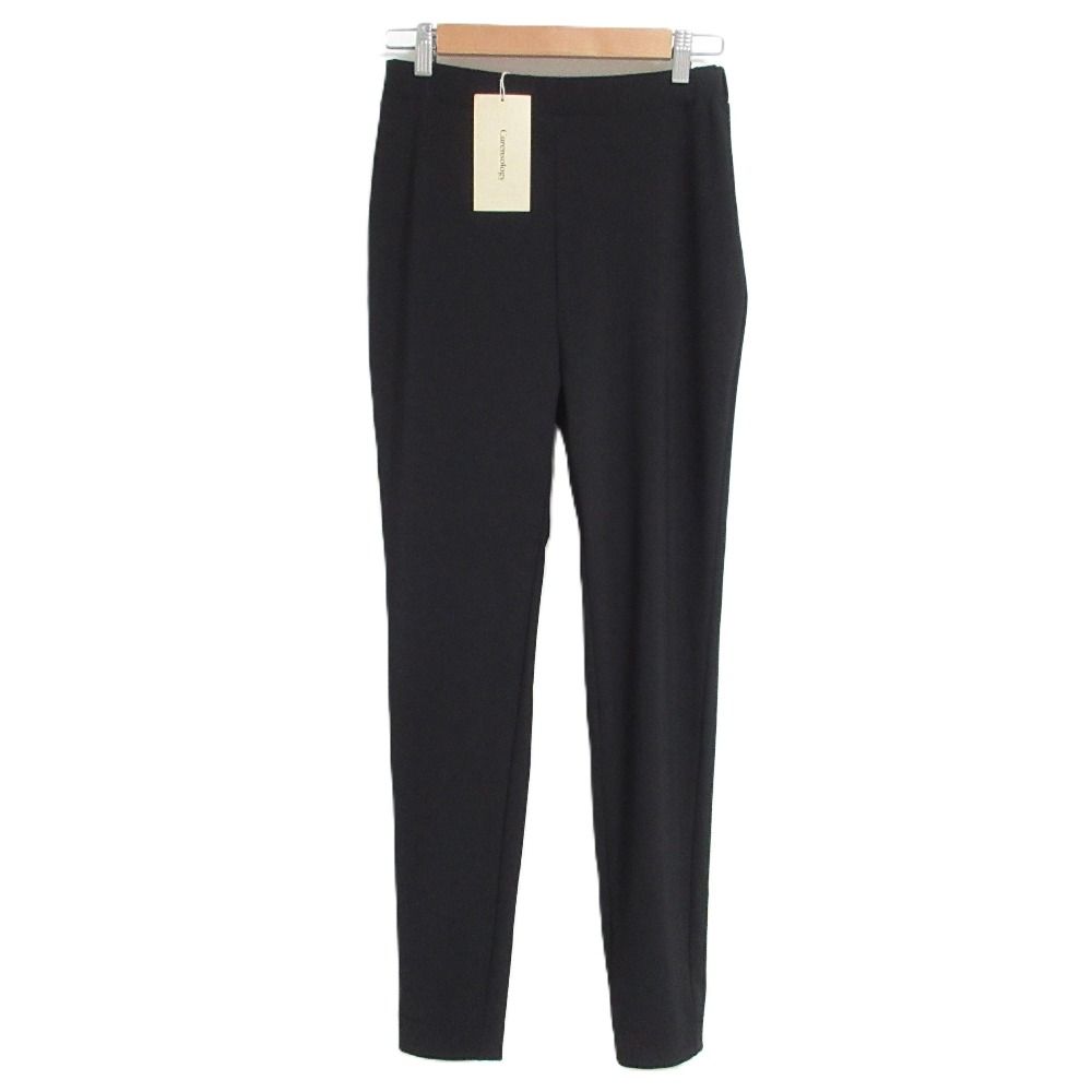 ♥ 24 SS Curensology カレンソロジー トリコットナローパンツ サイズ38 ブラック レディース 古着