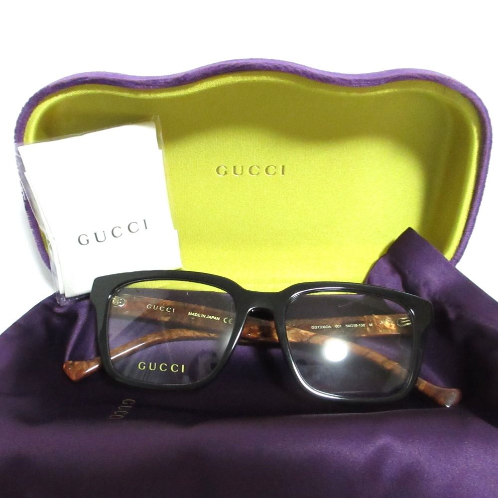 GUCCI グッチ メガネ アイウェア ブラック メンズ 古着