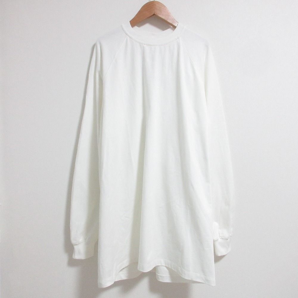 24 SS Rick Owens リックオウエンス LIDO ベースボール Tシャツ Mサイズ ホワイト メンズ 古着