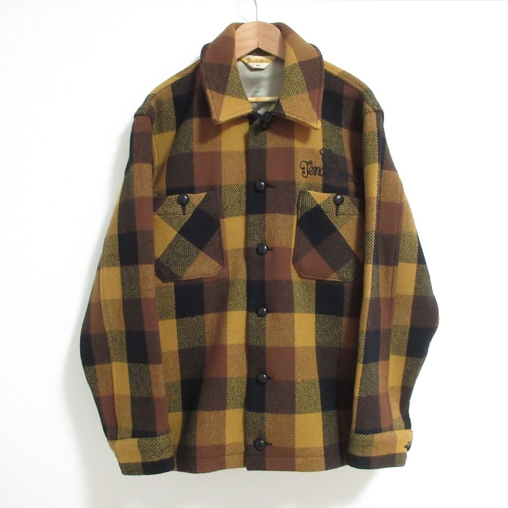 良品 TENDERLOIN テンダーロイン バッファローチェックジャケット 40
