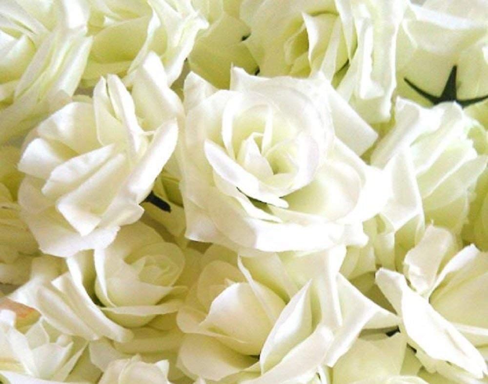 glaystore】 バラ 造花 ローズ 薔薇 アレンジ 8センチ 50個セット 結婚