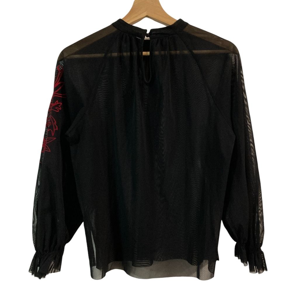 美品 VIVIENNE TAM ヴィヴィアンタム パワーネット 長袖 シアー