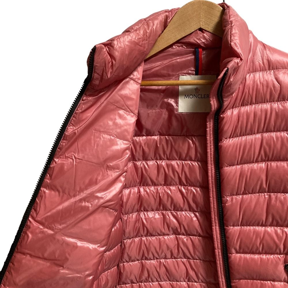 良品 MONCLER モンクレール BLEU ロゴワッペン ナイロン ダウン