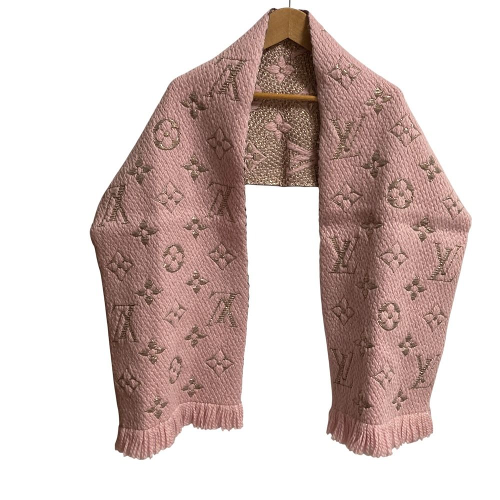 美品 LOUIS VUITTON ルイヴィトン エシャルプ ロゴマニア モノグラム