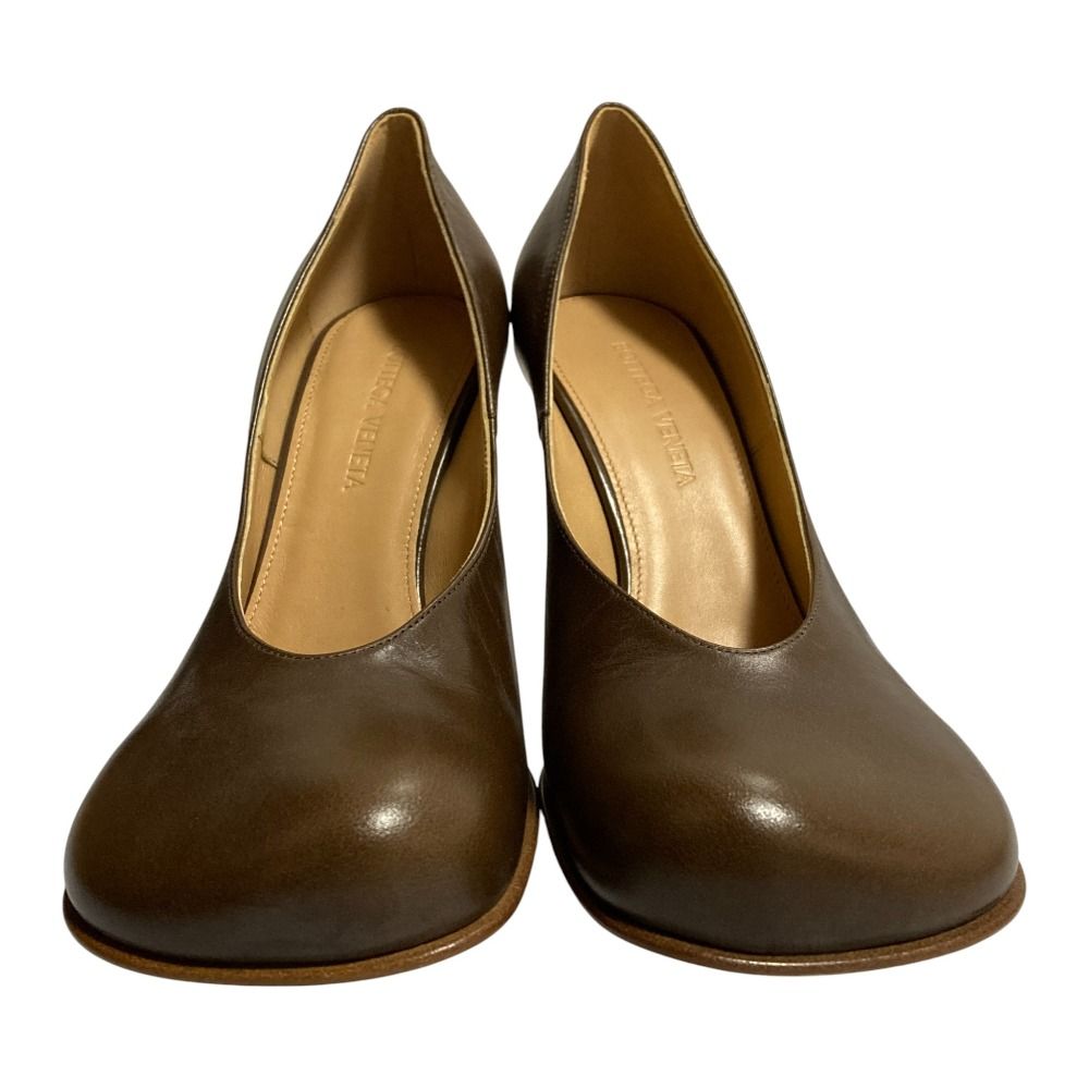 BOTTEGA VENETA パンプス ヒール ボッテガ 未使用 BOTTEGA VENETA ボッテガヴェネタ スクエアトゥ レザー