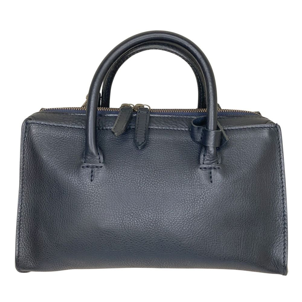 genten ゲンテン ミネルヴァ ミニ 2 way ショルダーバッグ ブラック レディース 古着