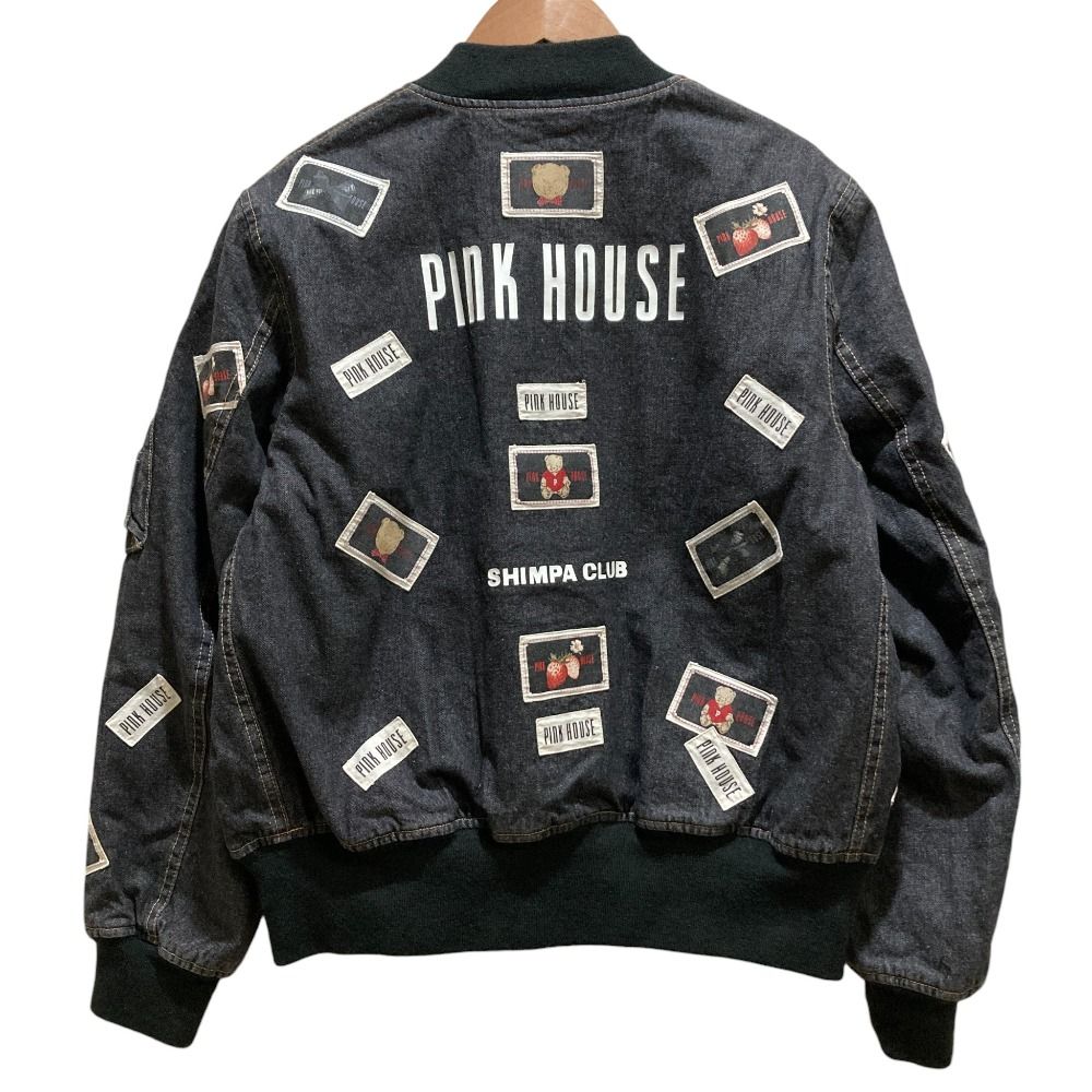 美品♪ ピンクハウス コレクション限定 デニムジャケット 99s パッチワーク 美品♪ ピンクハウス コレクション限定 デニムジャケット 99s パッチ