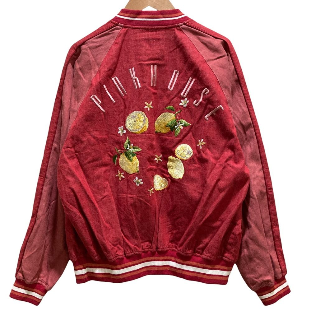 美品 PINK HOUSE ピンクハウス レモン刺繍 ジャケット ブルゾン L
