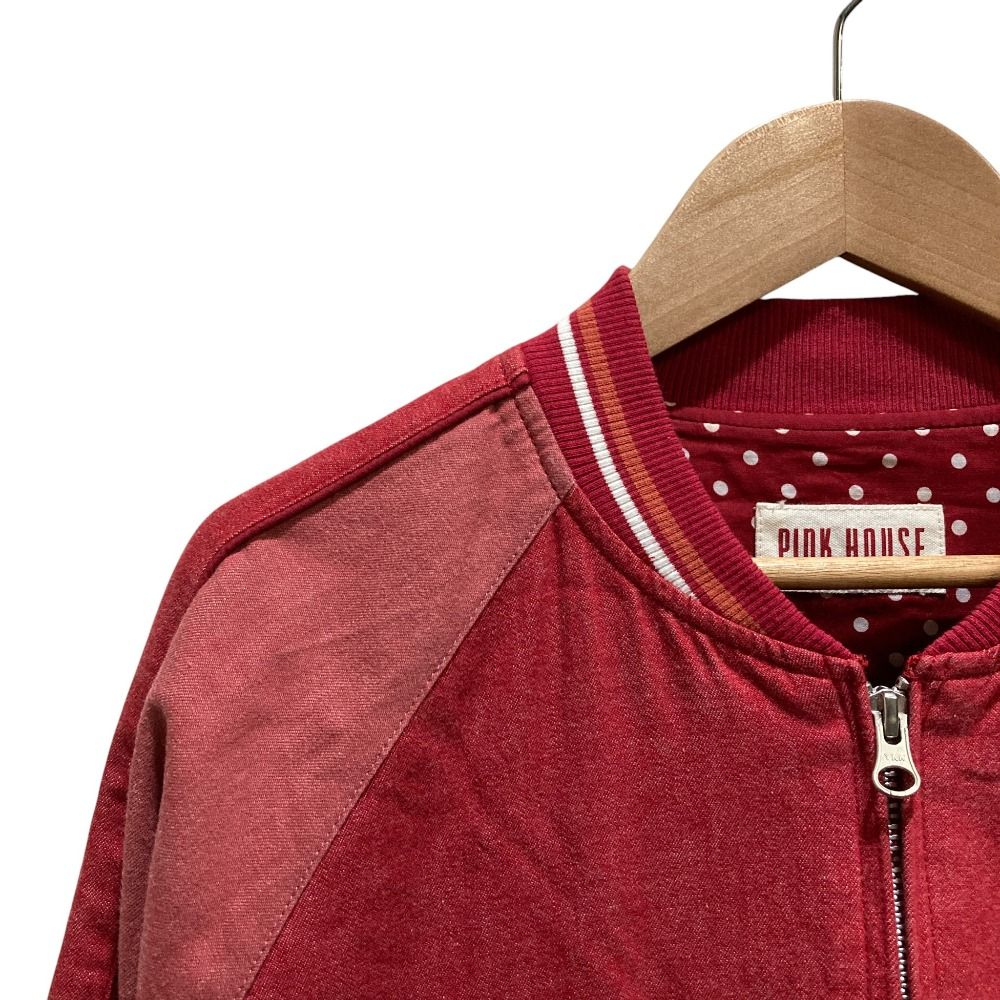 美品 PINK HOUSE ピンクハウス レモン刺繍 ジャケット ブルゾン L