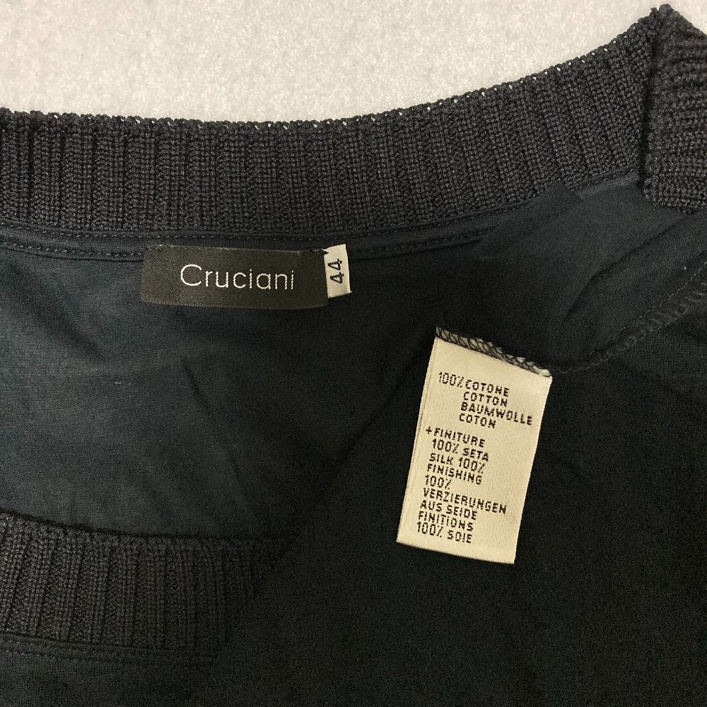 美品 Cruciani クルチアーニ ショートスリーブ コットン ニット