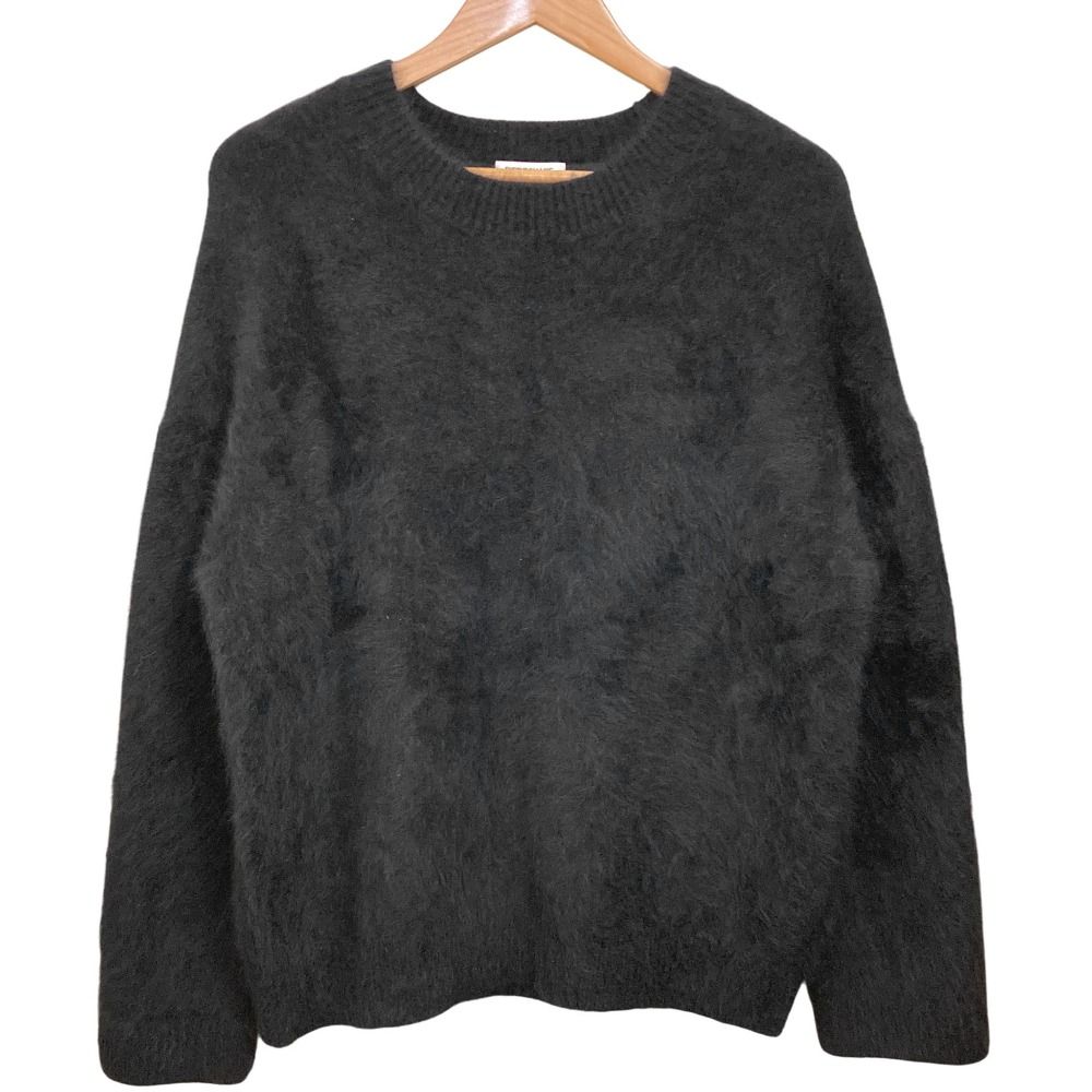 I LIKE. エブリデイアイライク ドゥーズィエムクラス Fluffy Sweater ニット ブラック レディース 古着