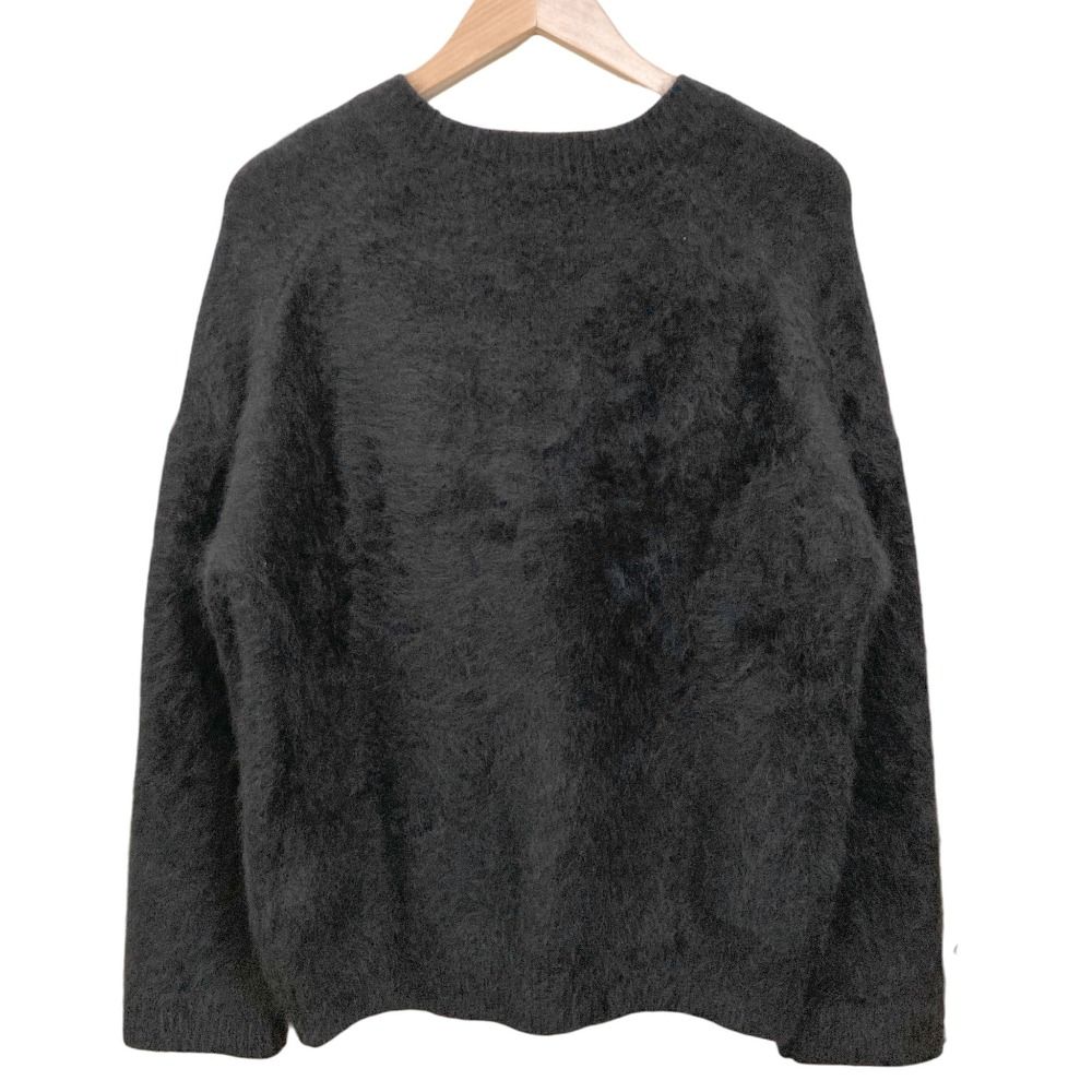I LIKE. エブリデイアイライク ドゥーズィエムクラス Fluffy Sweater ニット ブラック レディース 古着