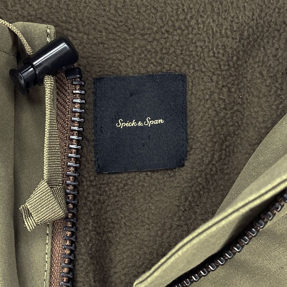 美品 23AW Spick & Span スピックアンドスパン 撥水T/Cクロスアーミー