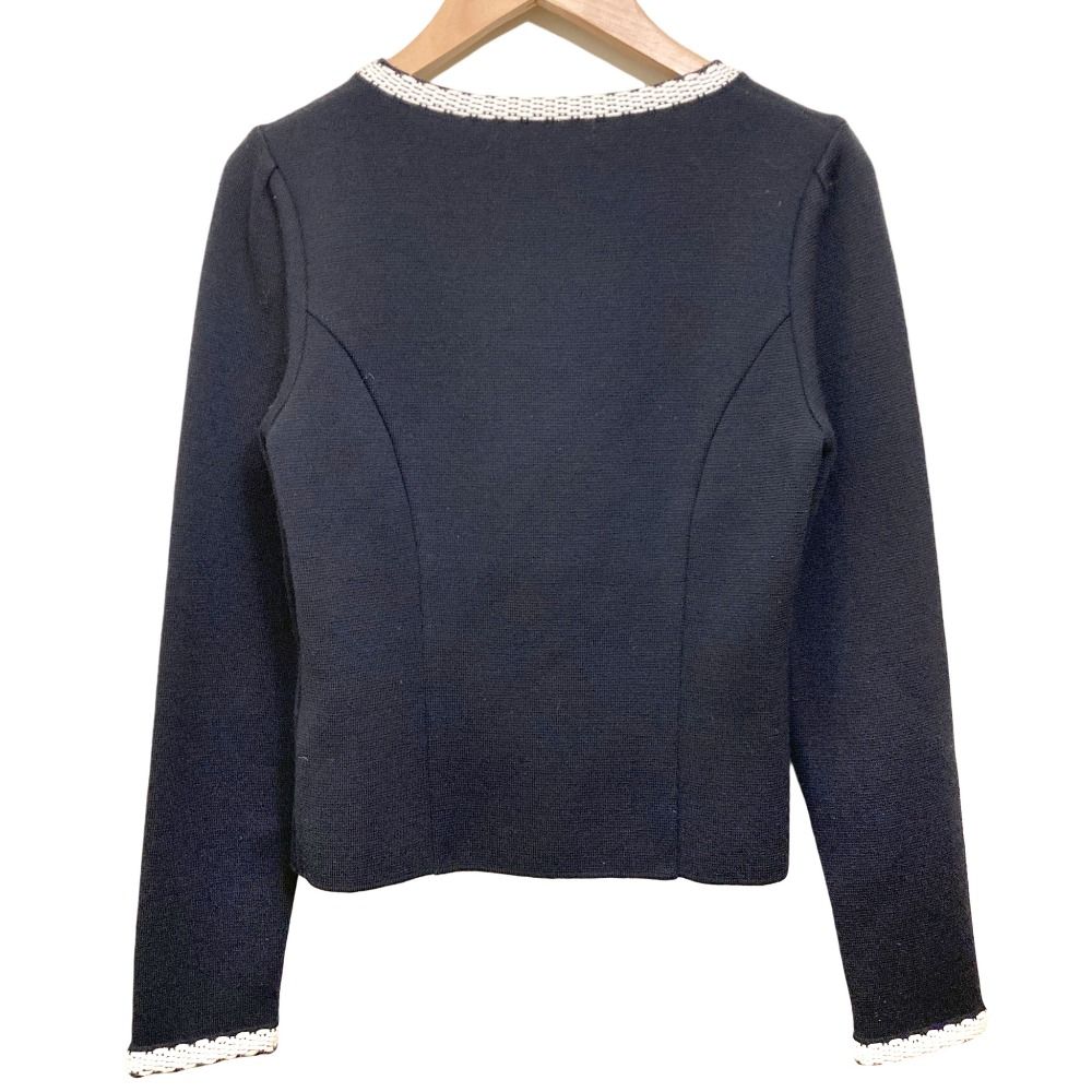 美品 Rene ルネ フラワーボタン ニット カーディガン ジャケット