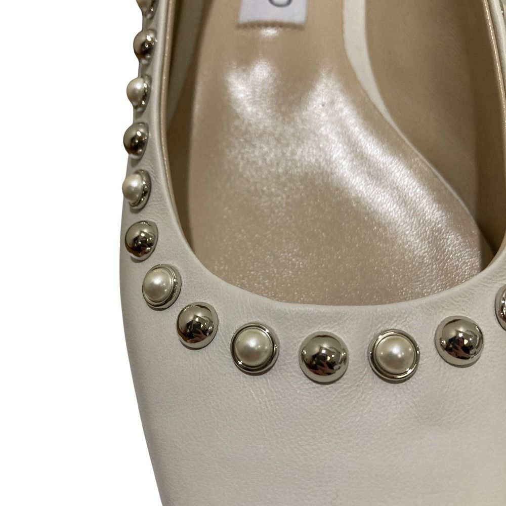 新品同様 JIMMY CHOO ジミーチュウ Mirele スクエアトゥ スタッズ