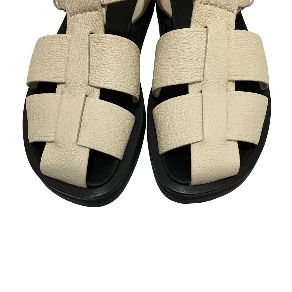 良品 THE ROW ザロウ FISHERMAN フラットグルカサンダル サイズ38 24.5