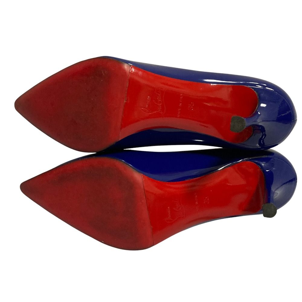 美品 Christian Louboutin クリスチャンルブタン パテントレザー