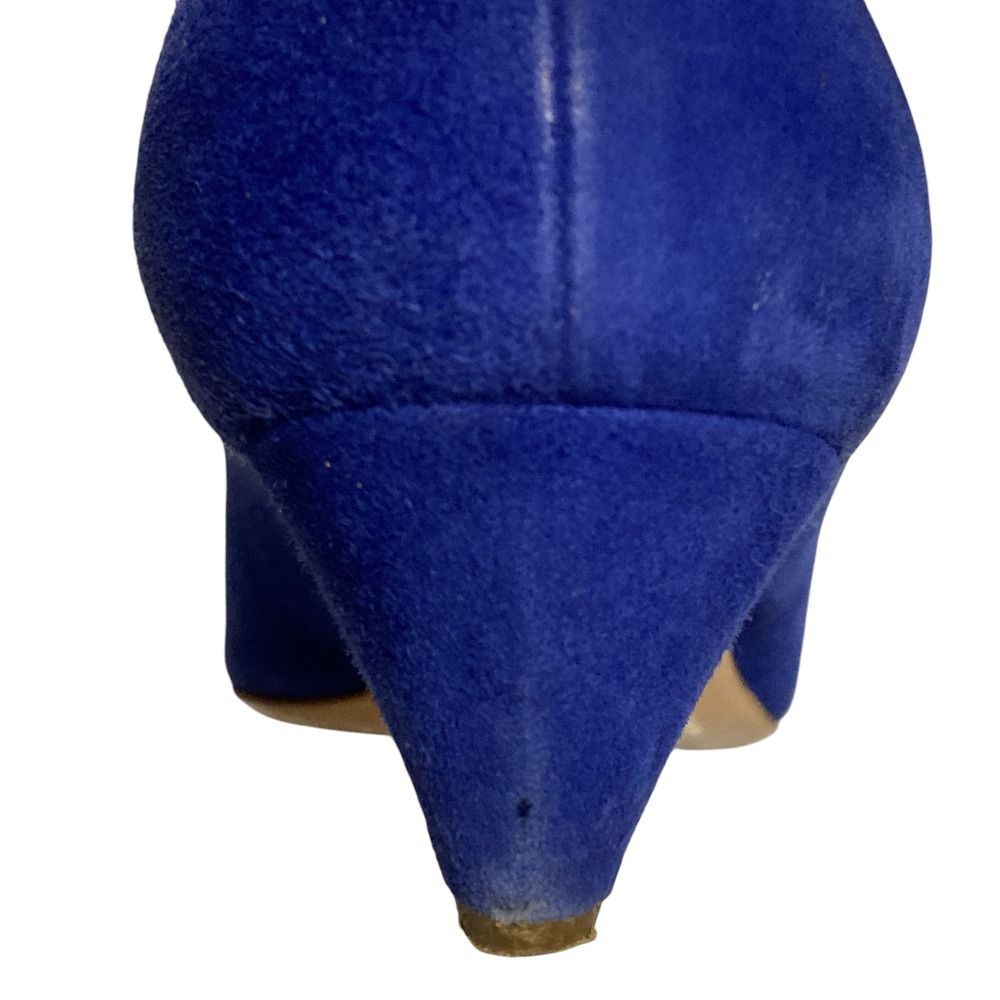 美品 miu miu ミュウミュウ スウェード ポインテッドトゥ パンプス