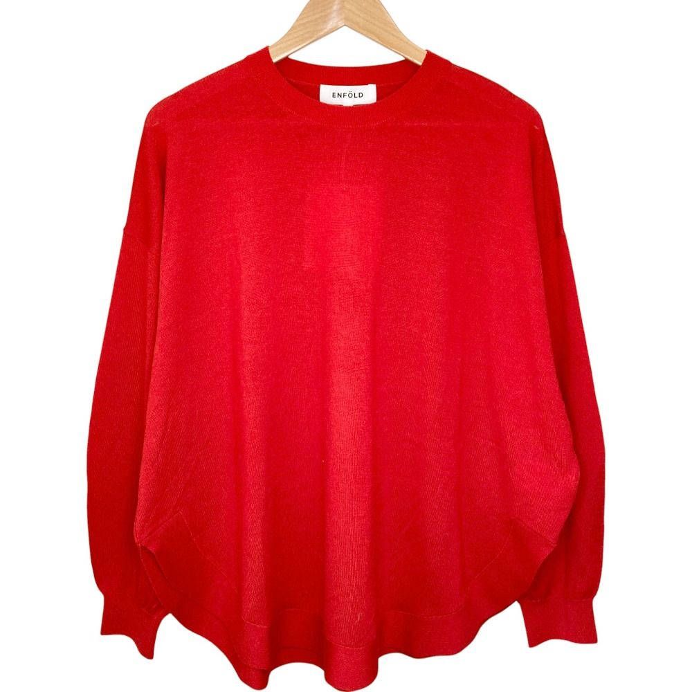 新品同様 25AW ENFOLD エンフォルド CIRCLE PULLOVER サークル プル