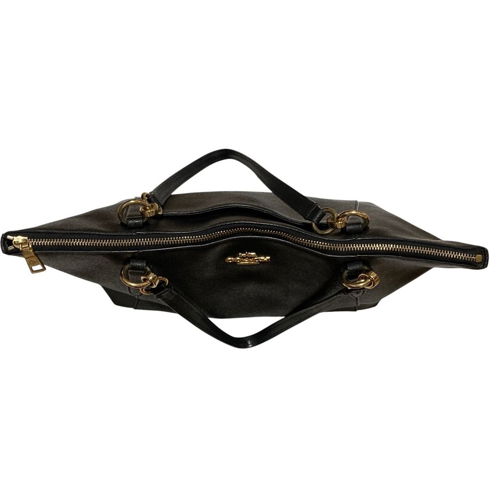 良品 COACH コーチ サフィアーノレザー トートバック F57526 ブラック