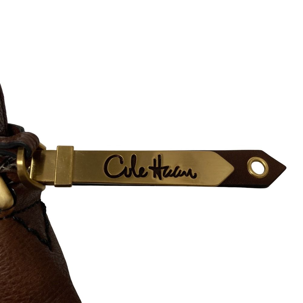 良品 Cole Haan コールハーン ターンロック レザー ショルダーバッグ