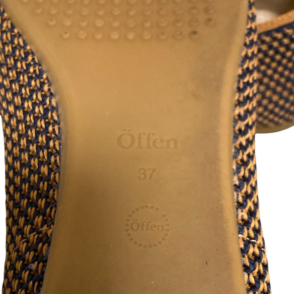 Offen オッフェン キャメル ポインテッドトゥ フラットシューズ　新品 Offen オッフェン キャメル ポインテッドトゥ フラットシューズ 新品