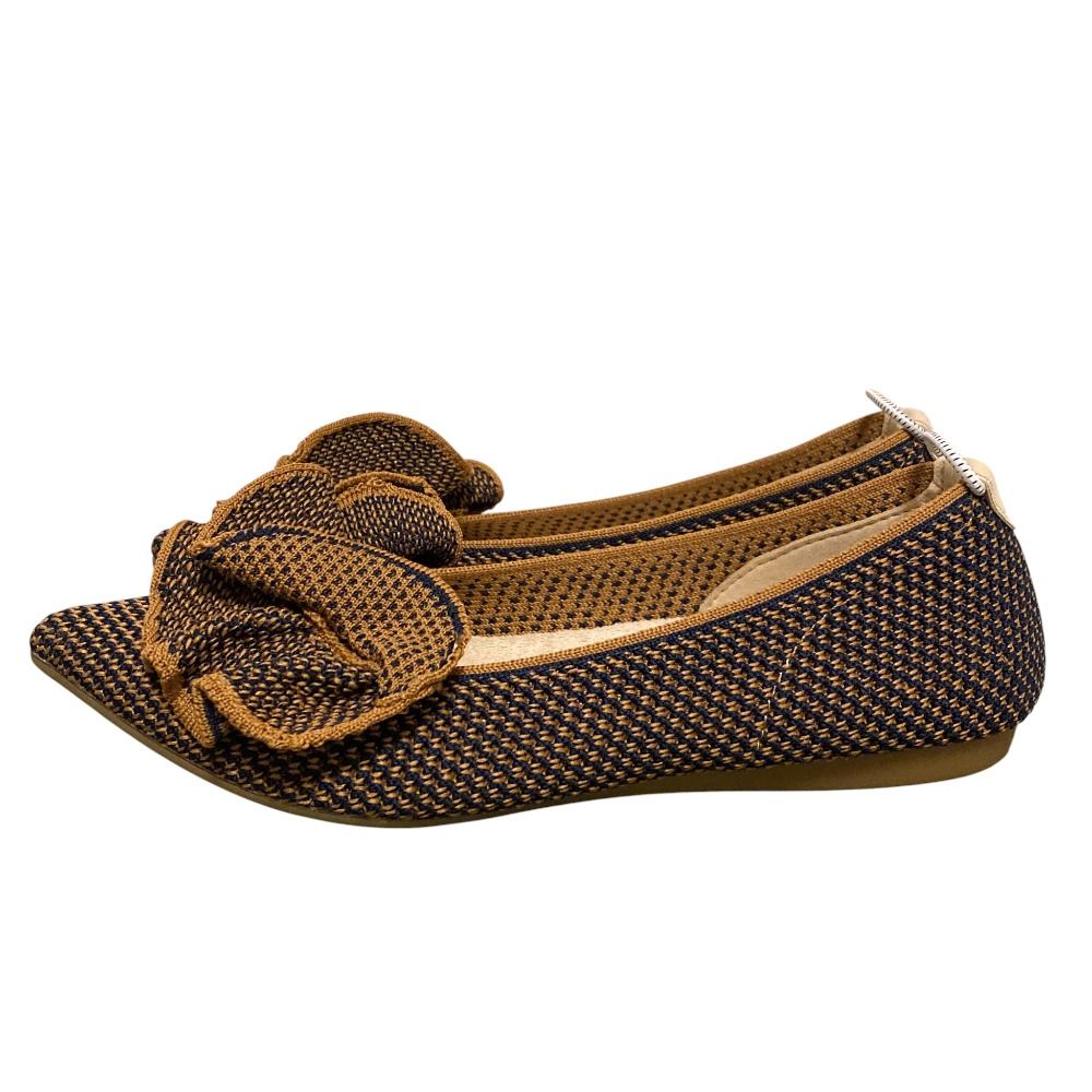 美品 Öffen オッフェン pointed-FRIN ポインテッドトゥ フリル