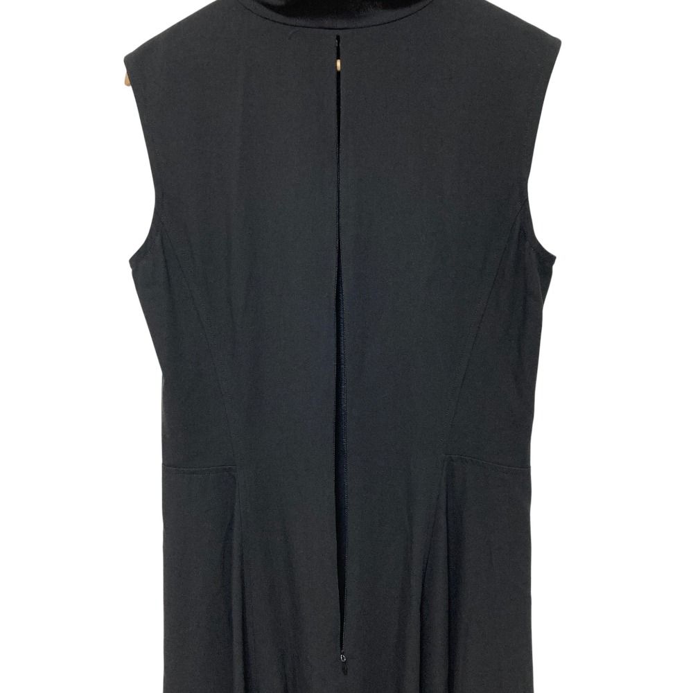 Y's ノースリーブワンピース ブラック 良品 Y's ワイズ ヨウジヤマモト ハイネックノースリーブワンピース