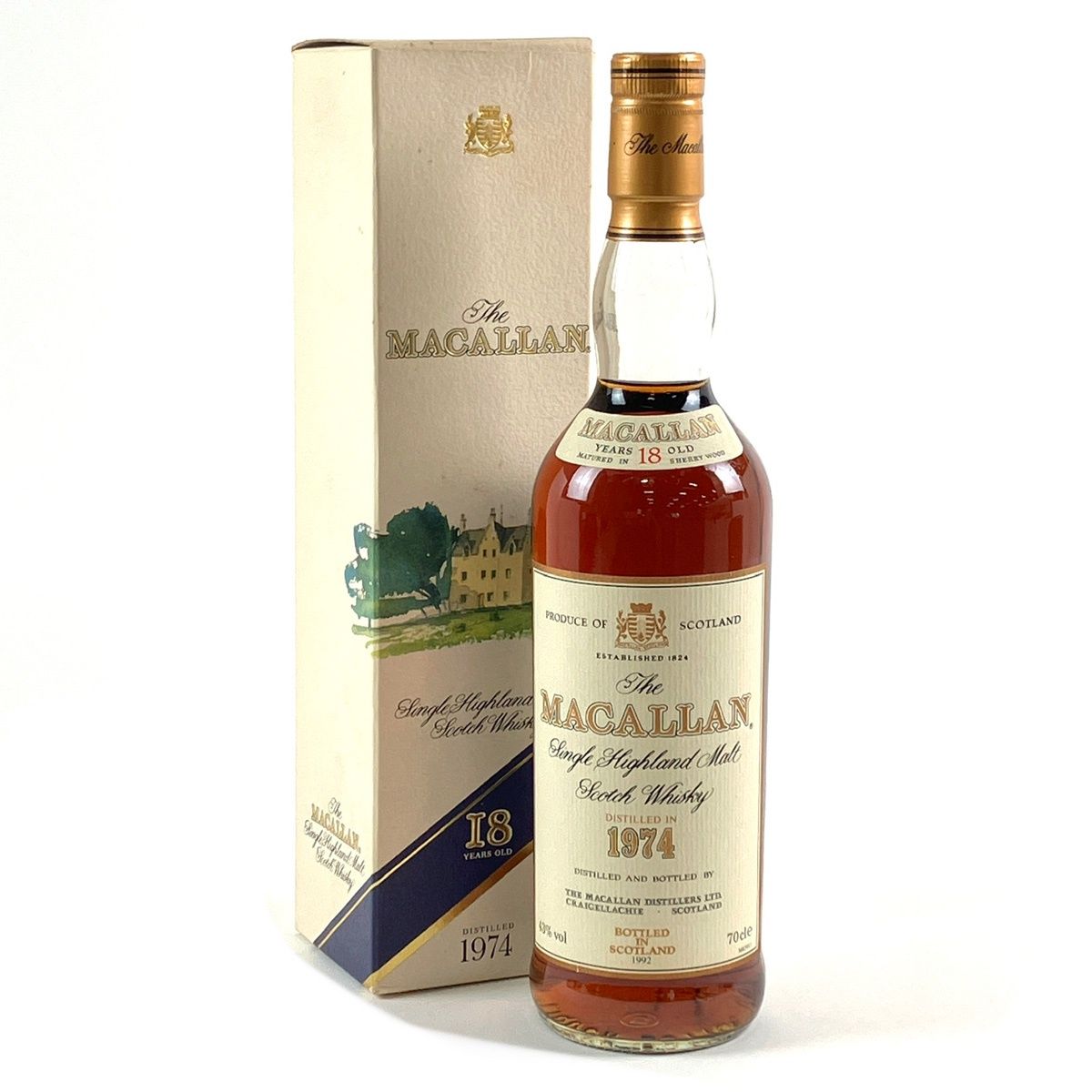 The Macallan マッカラン18年［1974 ] 【未開封】 マッカラン 18年 1974-1992 古酒 700ml - メルカリ