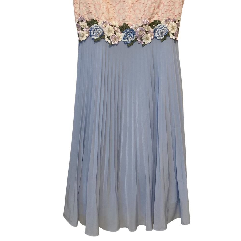 美品 TOCCA トッカ PINK BOUQUET GIRL ドレス ノースリーブ ひざ丈