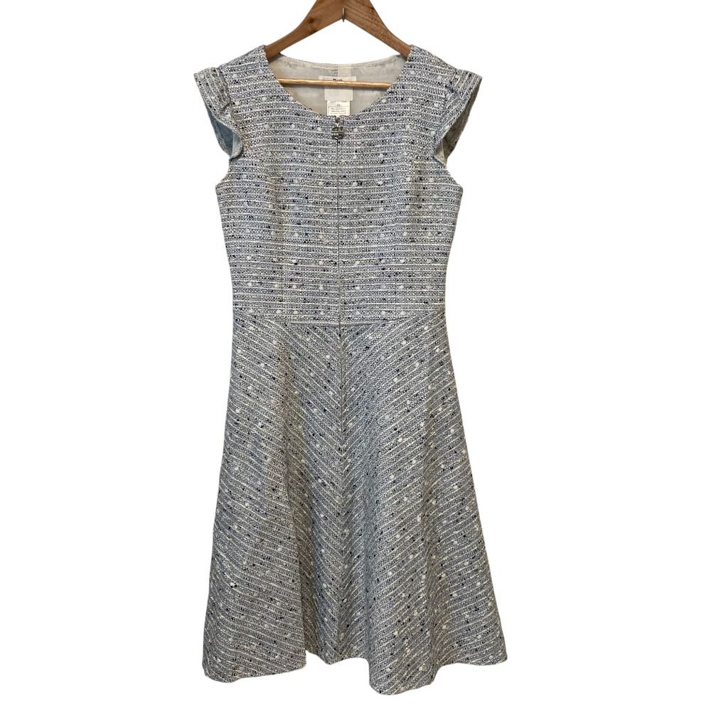 良品 Rene ルネ イタリア製生地 ツイード ノースリーブワンピース