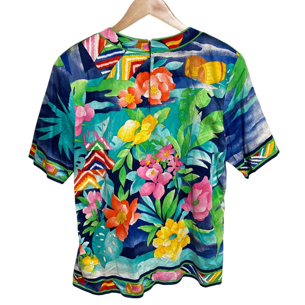 良品 LEONARD レオナール リゾート フラワープリント ショートスリーブ