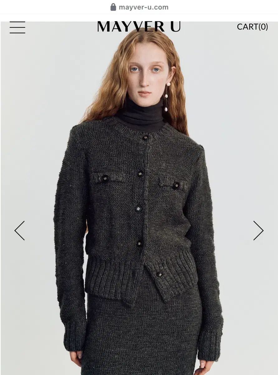 メイバーU MAYVER U ニットカーディガン