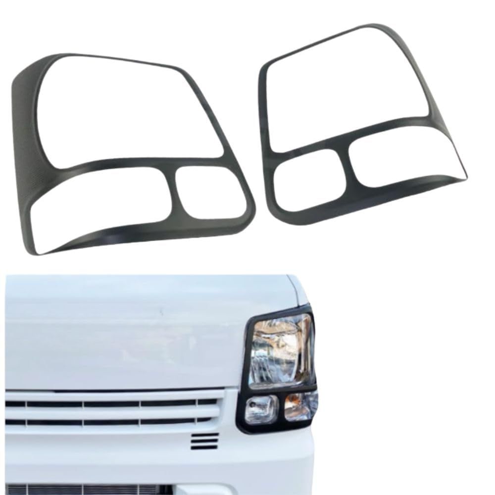 ヘッドライトガーニッシュ カバー ハロゲン車用 マットブラックスズキ