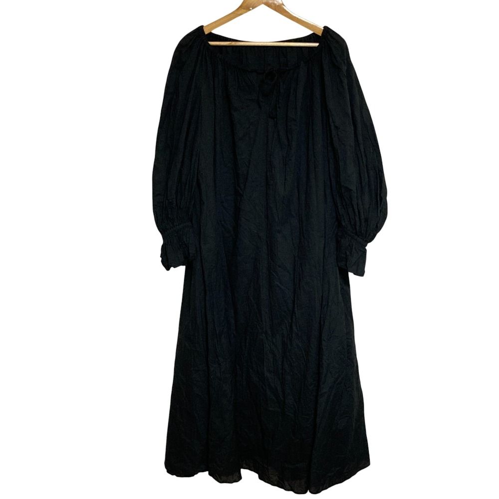 美品 MARIHA マリハ ブロッサムのドレス ワンピース サイズ36 ブラック