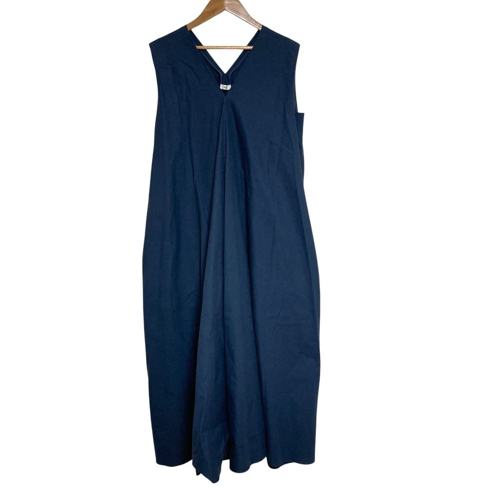 美品 22SS ATON エイトン SUPIMA CLOTH フレアドレス ワンピース  