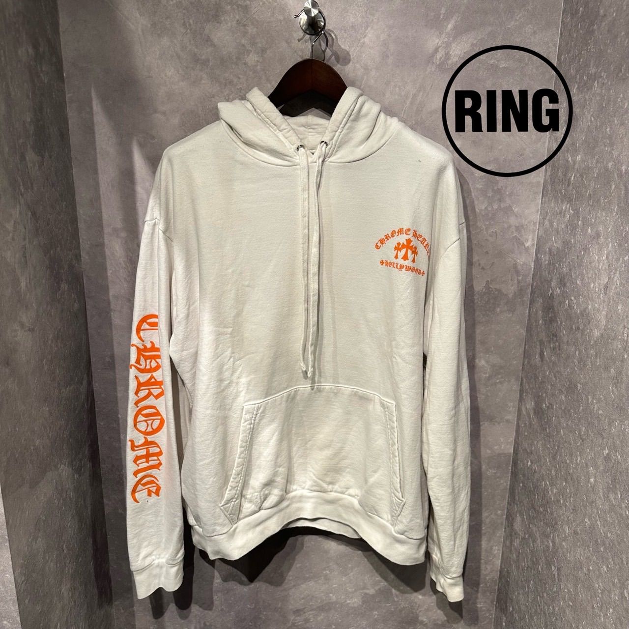 Chrome Hearts KINGTACO PLVR Hoodie WHT